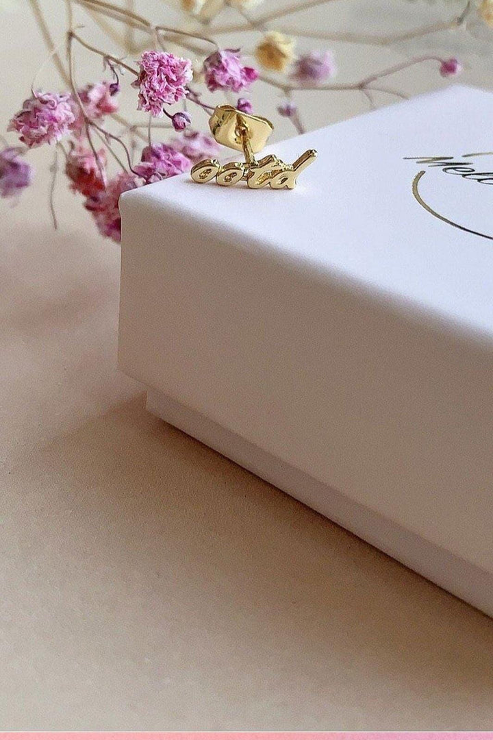 Mellow Moon - Forgyldt ørering - ootd - (1 stk.)