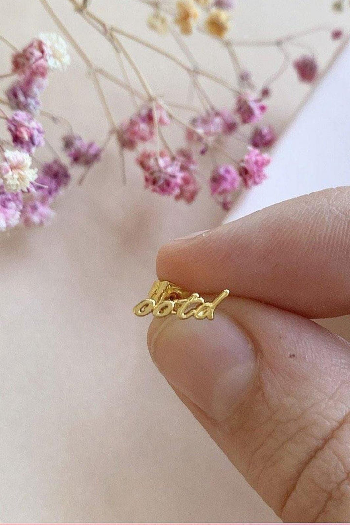 Mellow Moon - Forgyldt ørering - ootd - (1 stk.)