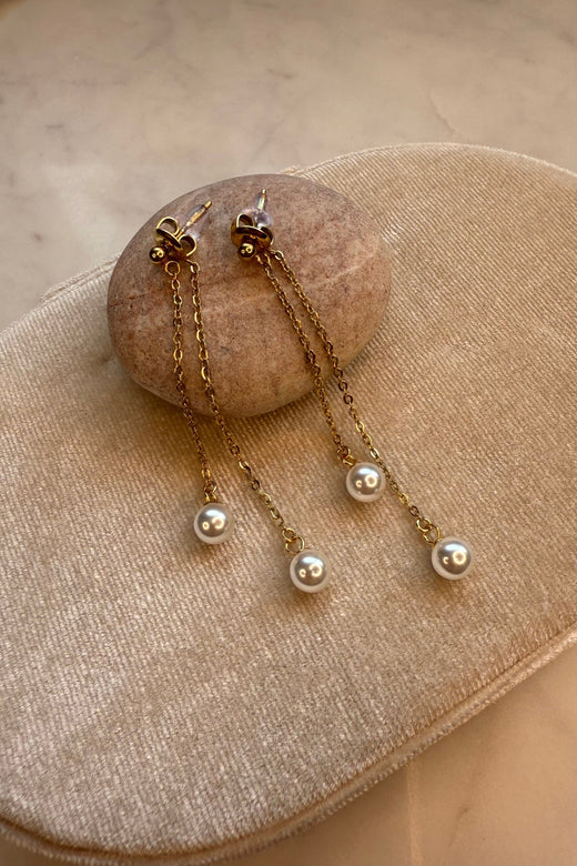 Mellow Moon - Georgia Earring - Golden Øreringe 