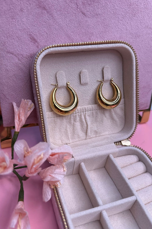 Mellow Moon - Ingrid Ørering - Forgyldt Øreringe 