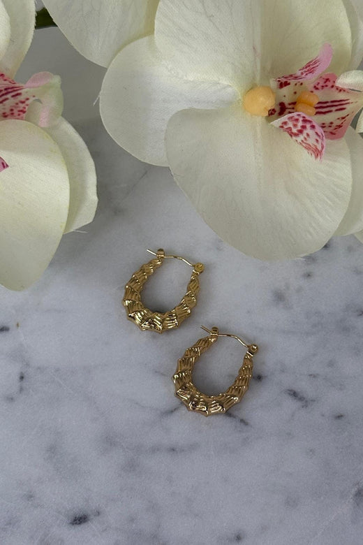 Mellow Moon - Isabella Ørering - Forgyldt Øreringe 