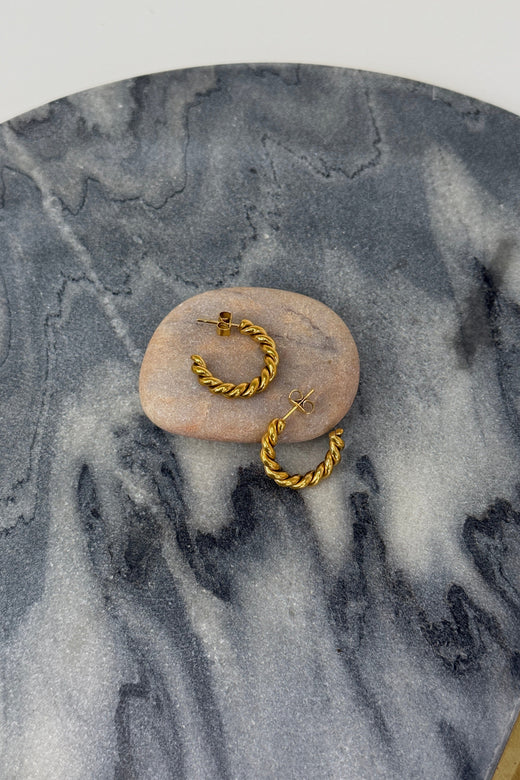 Mellow Moon - Karina Ørering - Forgyldt Øreringe 