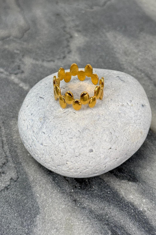 Mellow Moon - Lærke Ring - Forgyldt Ringe 