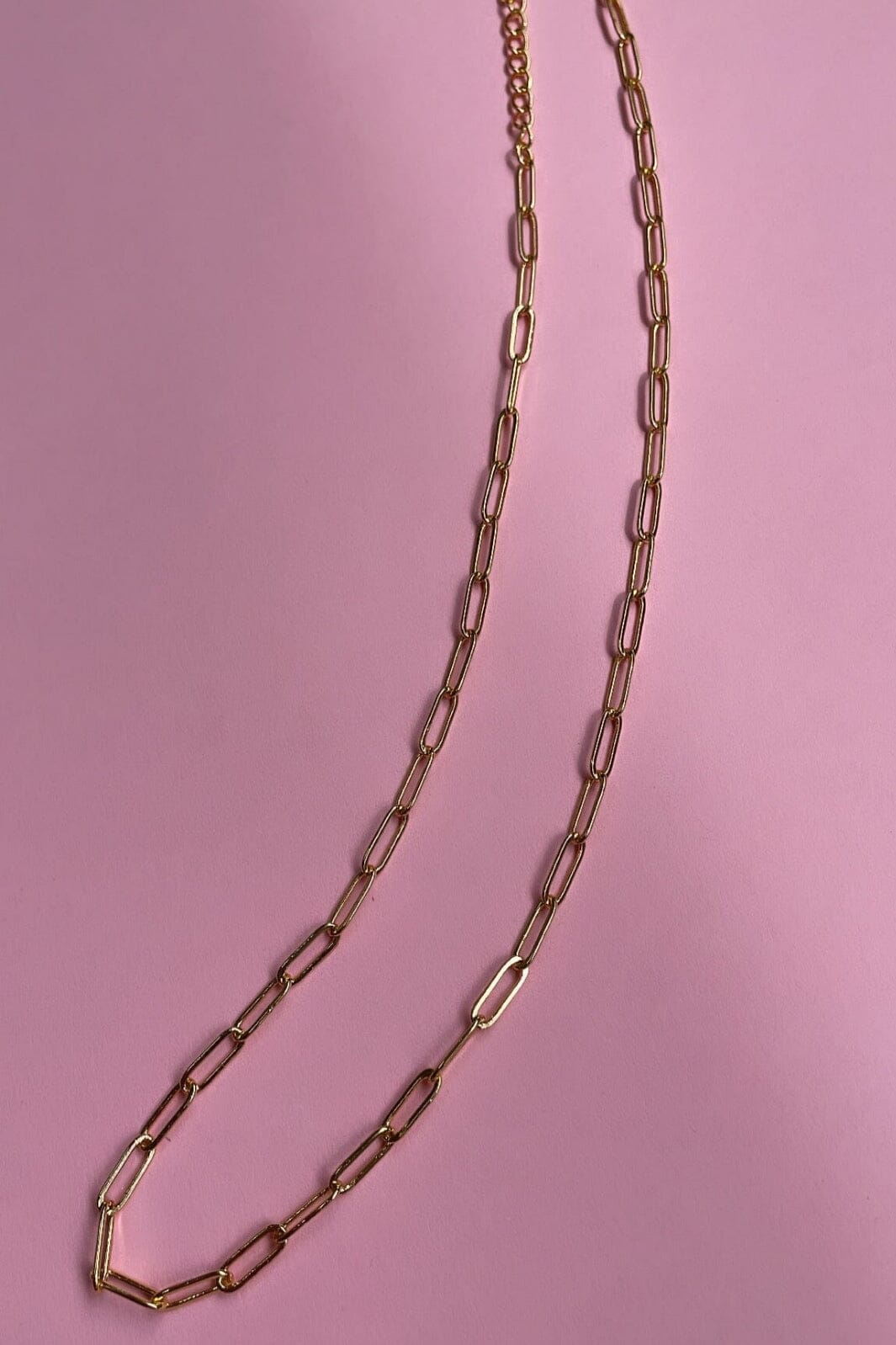 Mellow Moon - Link Chain Big Necklace - Forgyldt