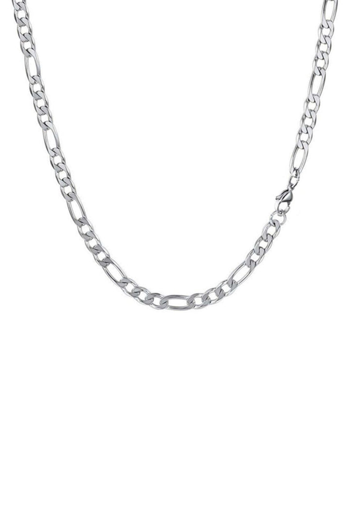Mellow Moon - Necklace Figaro Mesh collierfigaro4mm - Forsølvet