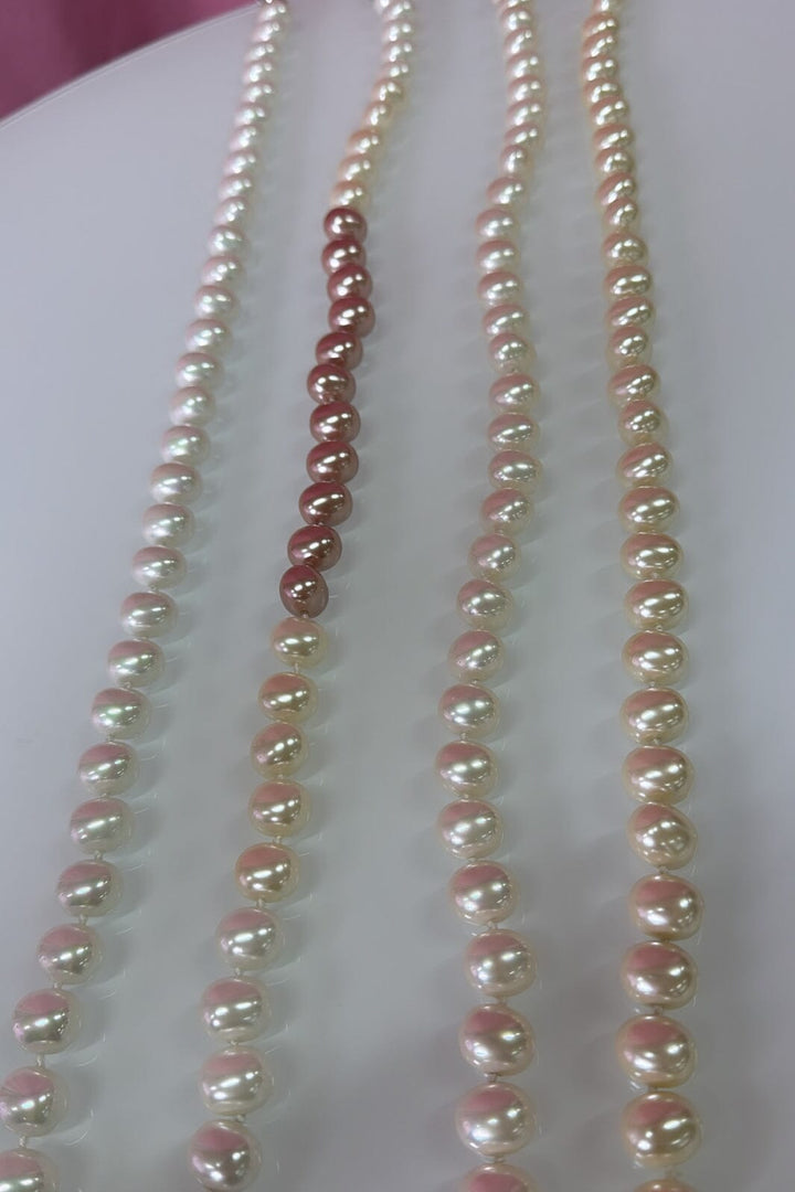 Mellow Moon - Pearl Necklace N1612 - Pink
