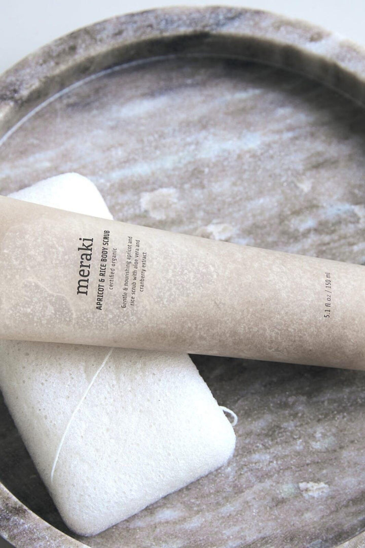 Meraki - Apricot & rice body scrub