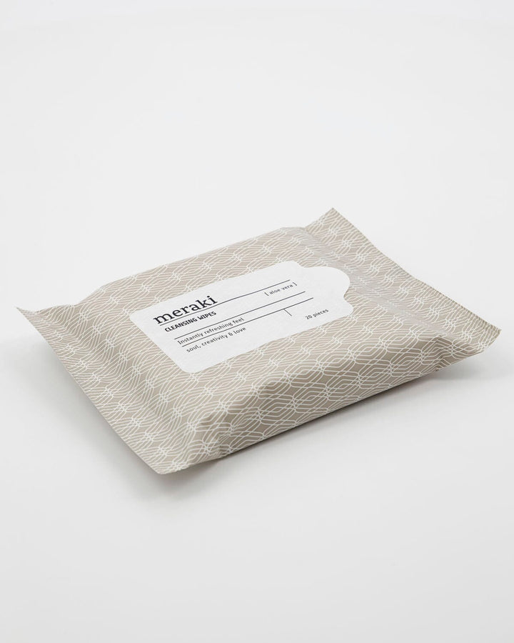 Meraki - Cleansing wipes - Aloe vera - Brown/White