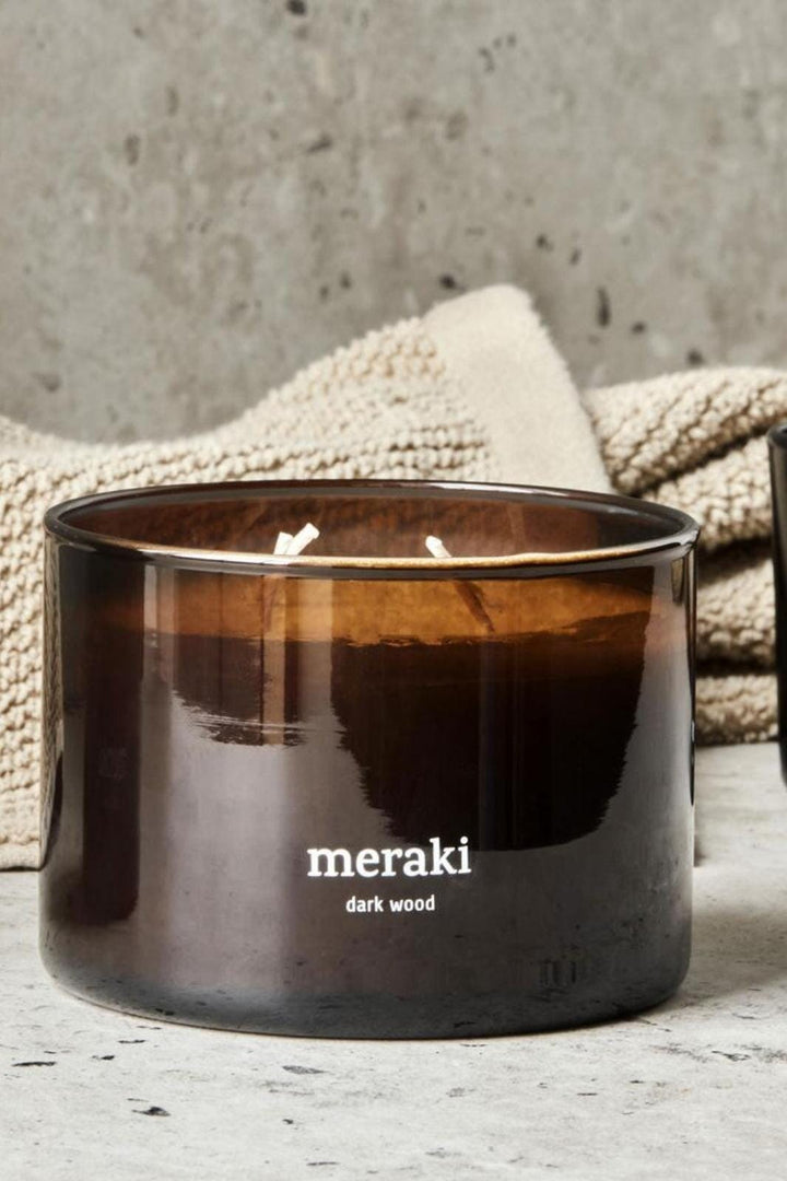 Meraki - Duftlys, Dark wood