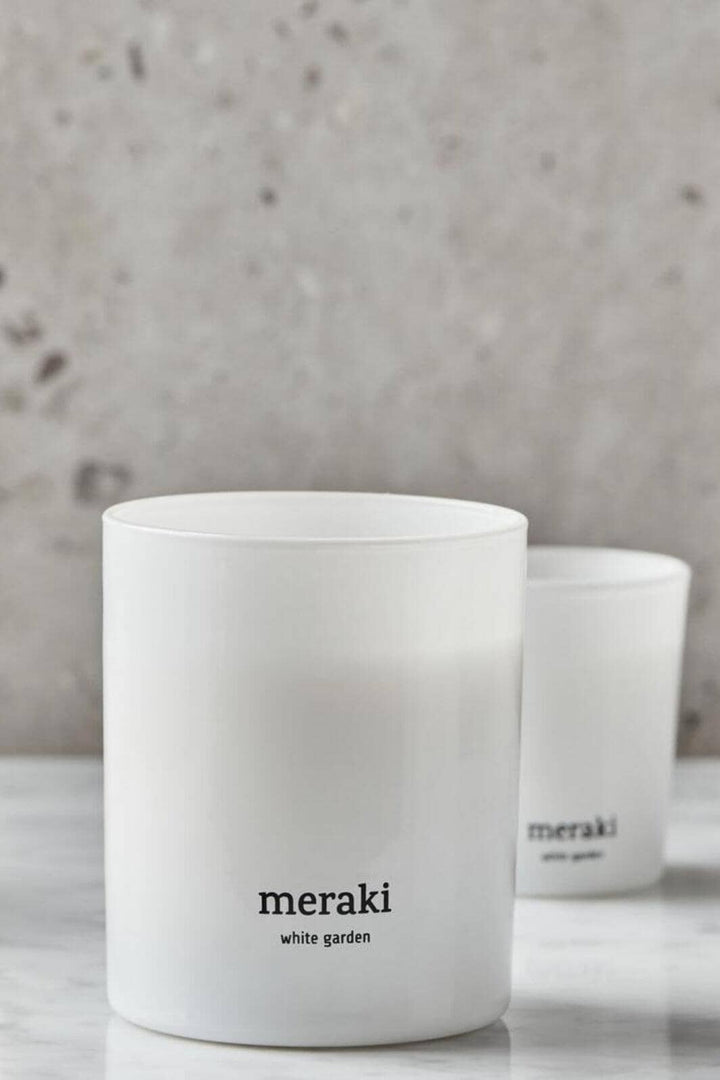 Meraki - Duftlys, White garden
