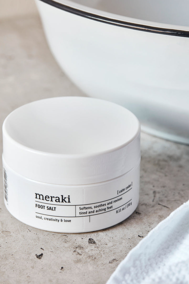 Meraki - Foot Salt Calm Cedar - Cosmos Natura