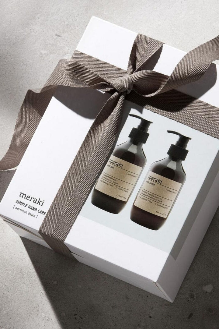 Meraki - Gaveæske, Northern dawn, Simple hand care, Hvid
