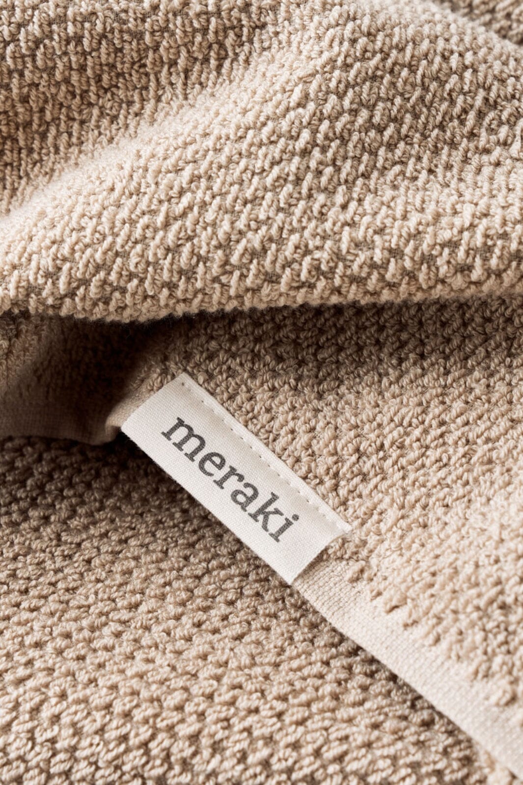 Meraki - Håndklæde, Solid, 50 x 100, Safari