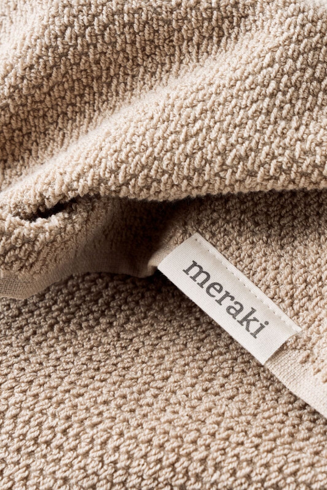 Meraki - Håndklæde, Solid, 70 x 140, Safari