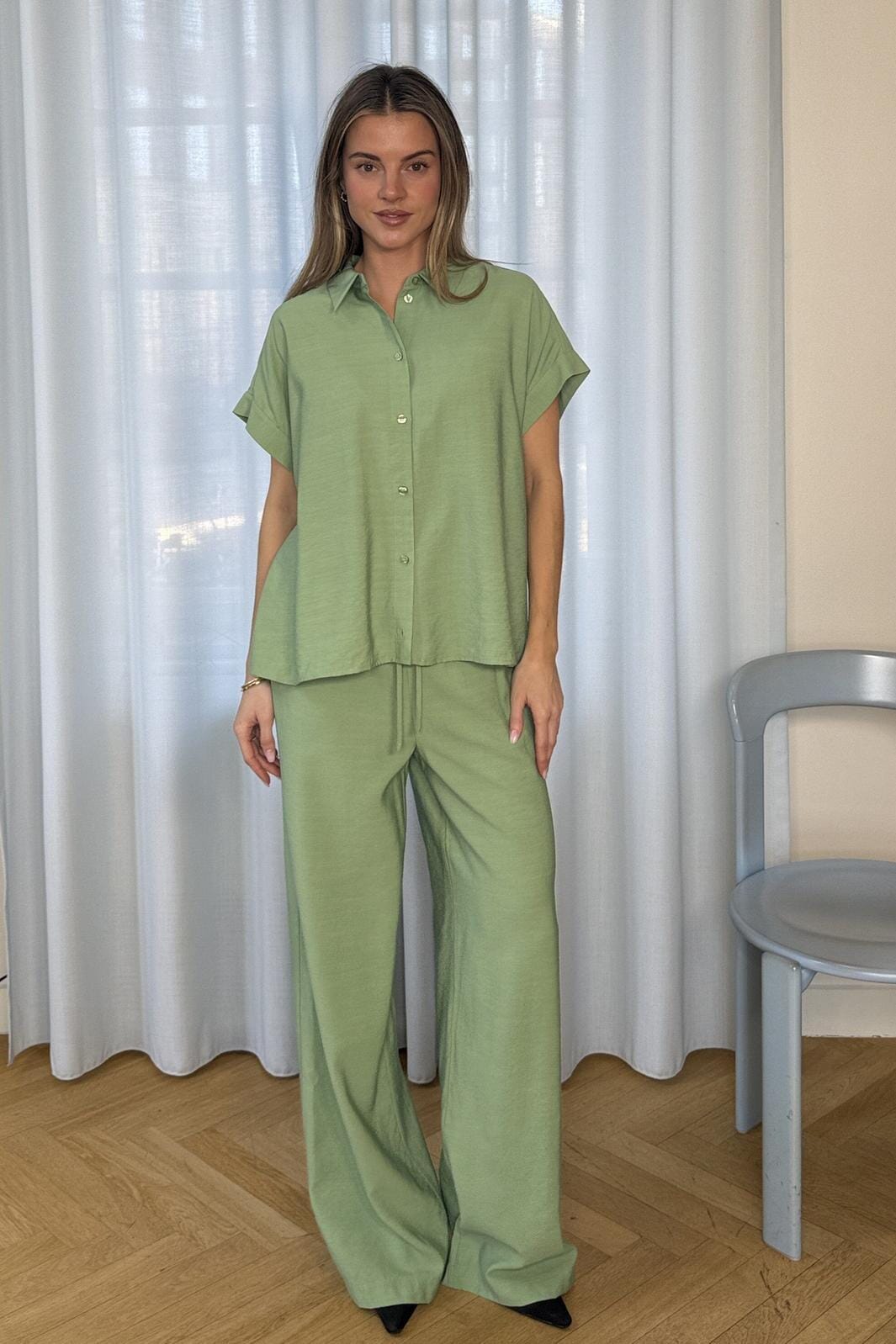 Modström - Aidamd Pants 59158 - 2882 - Aspen Green Bukser 