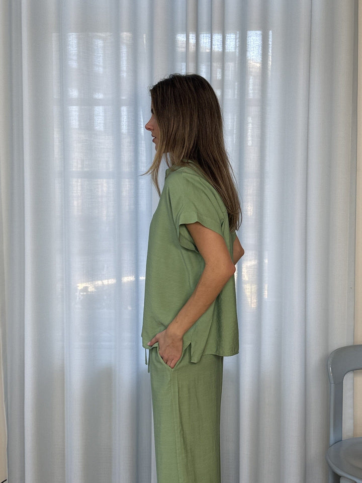 Modström - Aidamd Shirt 59159 - 2882 - Aspen Green Skjorter 