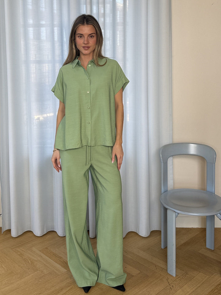 Modström - Aidamd Shirt 59159 - 2882 - Aspen Green Skjorter 