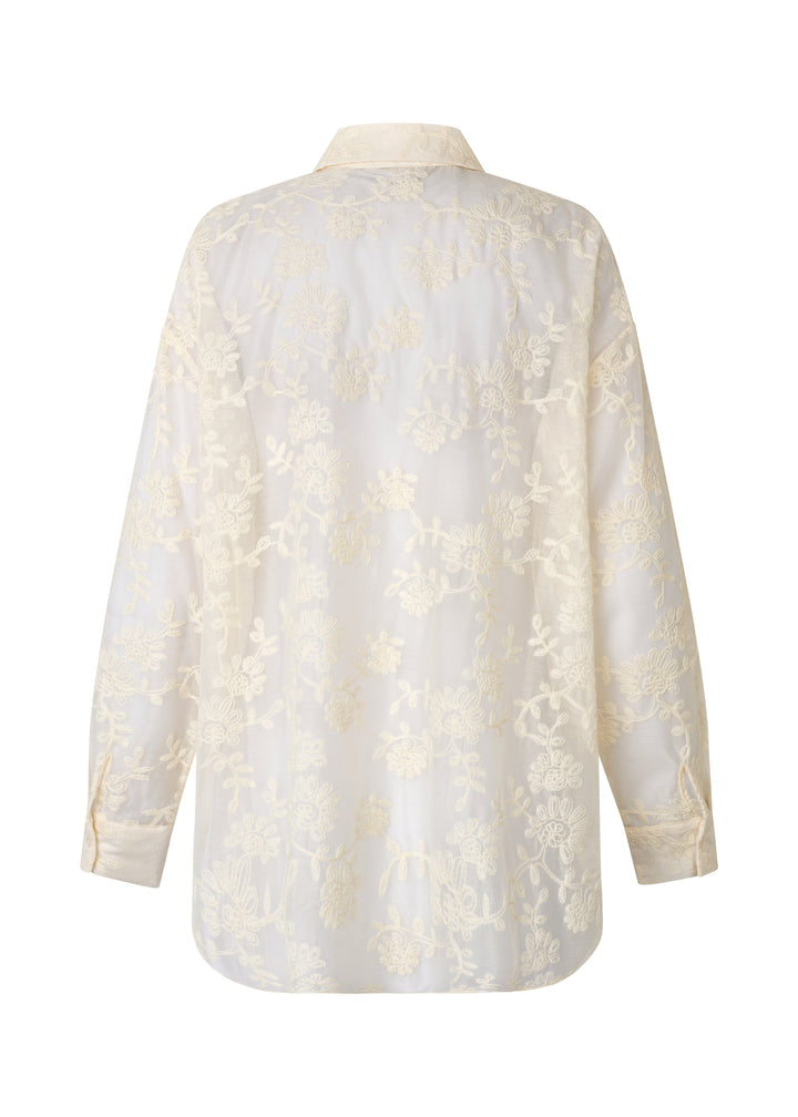ModströM - Babaramd Long Shirt 59273 - 598 - Vanilla Cream Skjorter 