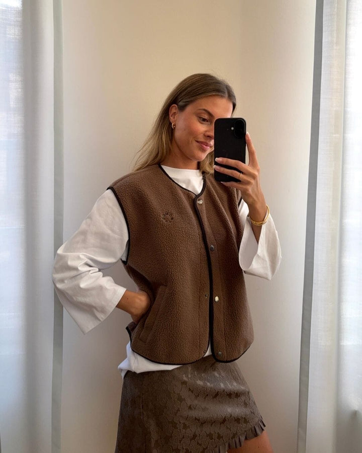 ModströM - Badramd Vest 59239 - 5584 - Chocolate Chip Blazere 