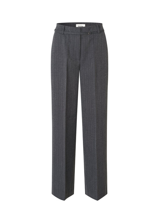 ModströM - Birnamd Pants 59232 - 13618 - Grey Melange Pinstripe Bukser 