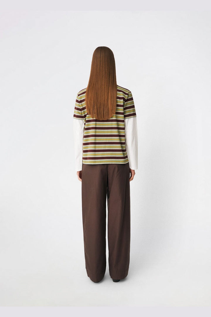 Modström - Denismd Contrast T-Shirt 59465 - 12071 - Windsor Green Stripe