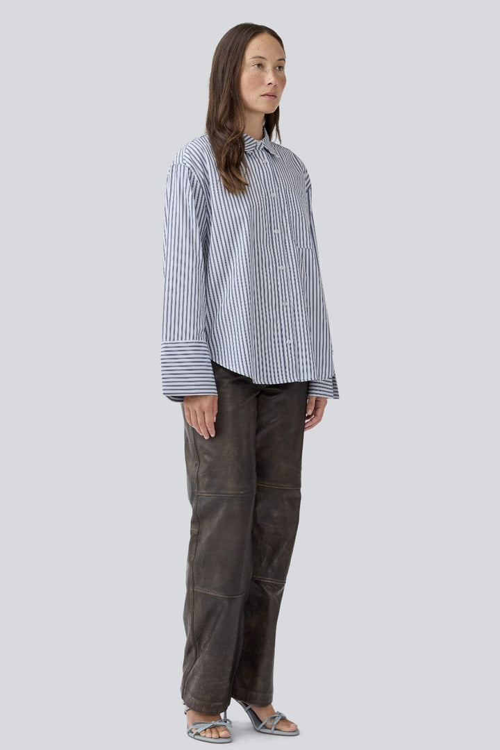 Modström - Laineymd Shirt 58078 - 13055 Delicate Blue Stripe