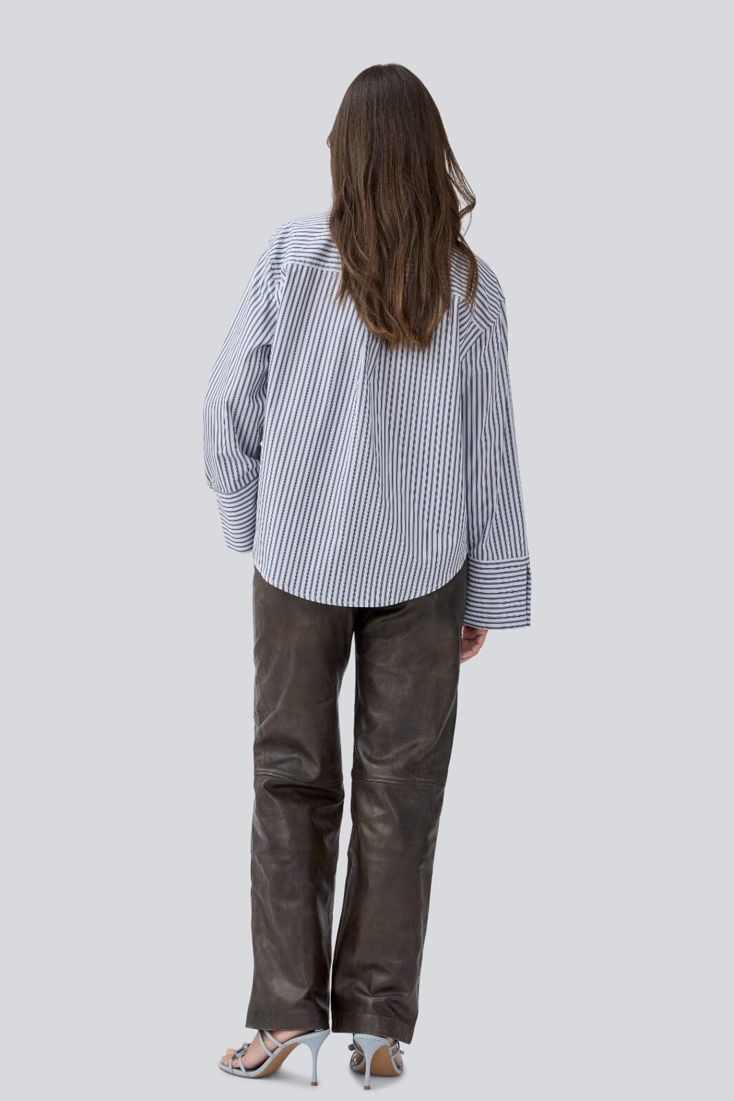 Modström - Laineymd Shirt 58078 - 13055 Delicate Blue Stripe