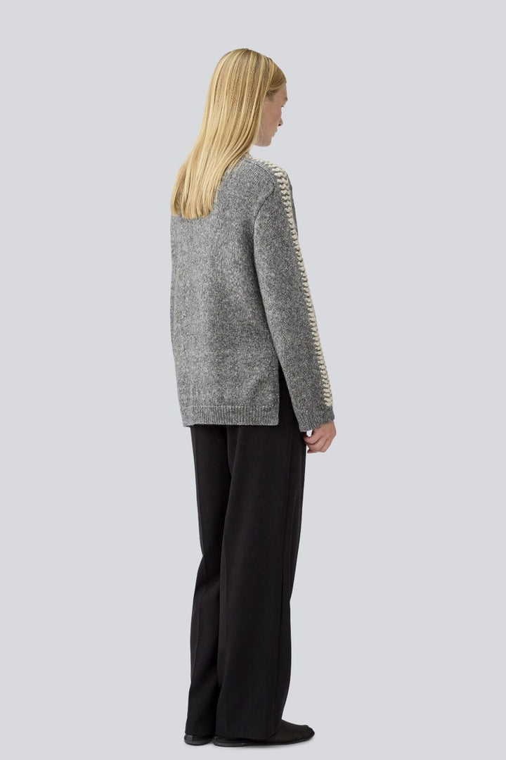 Modström - Linemd O-Neck 57989 - 7088 Dark Grey Melange