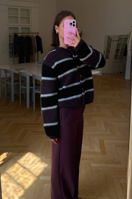 Modström - Rafaelmd Stripe Cardigan 58781 - 12052 - Winter Stripe Cardigans 