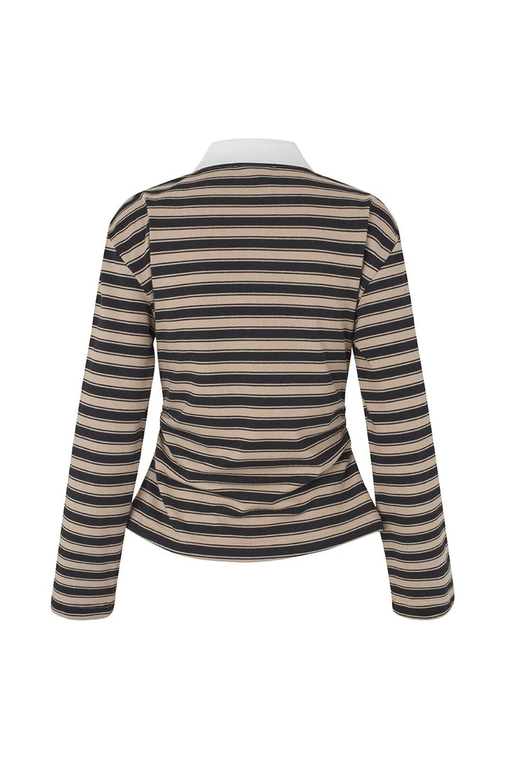 Modström - Trinnymd Polo 59143 - 13637 - Beige Black Stripe