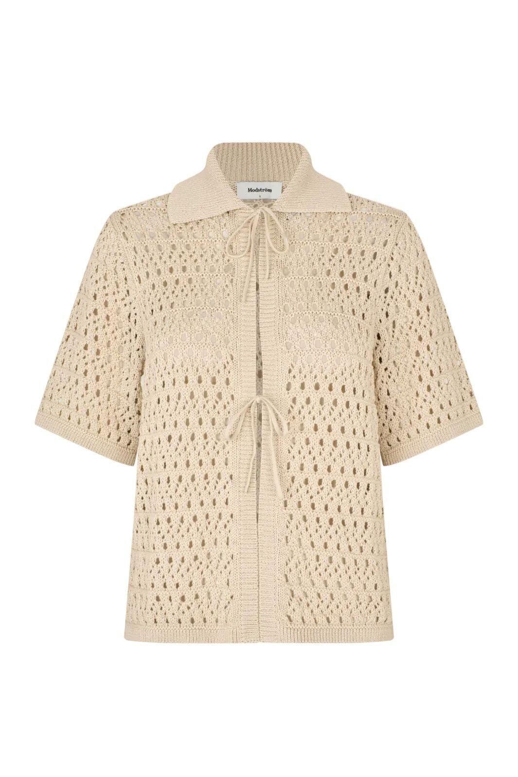 Modström - Vestermd Cardigan 59054 - 100 - Summer Sand Cardigans 