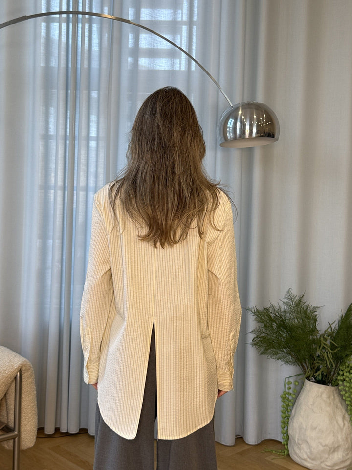 Modström - Viggemd Stripe Shirt 58993 - 13631 - Jojba Stripe Skjorter 