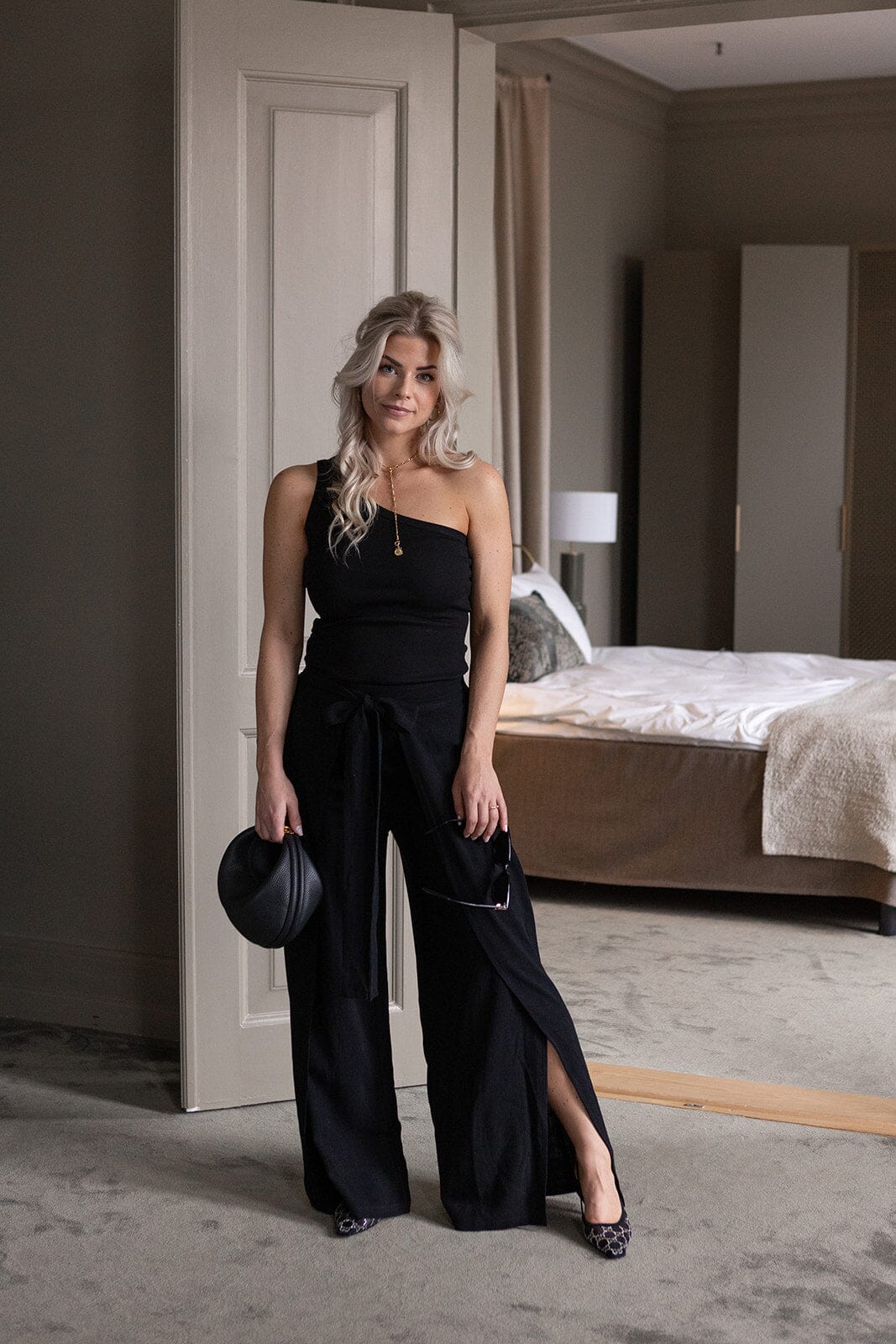 Molly & My X Melanie Due - Carina D Pants 168077 - 100 - Black Bukser 