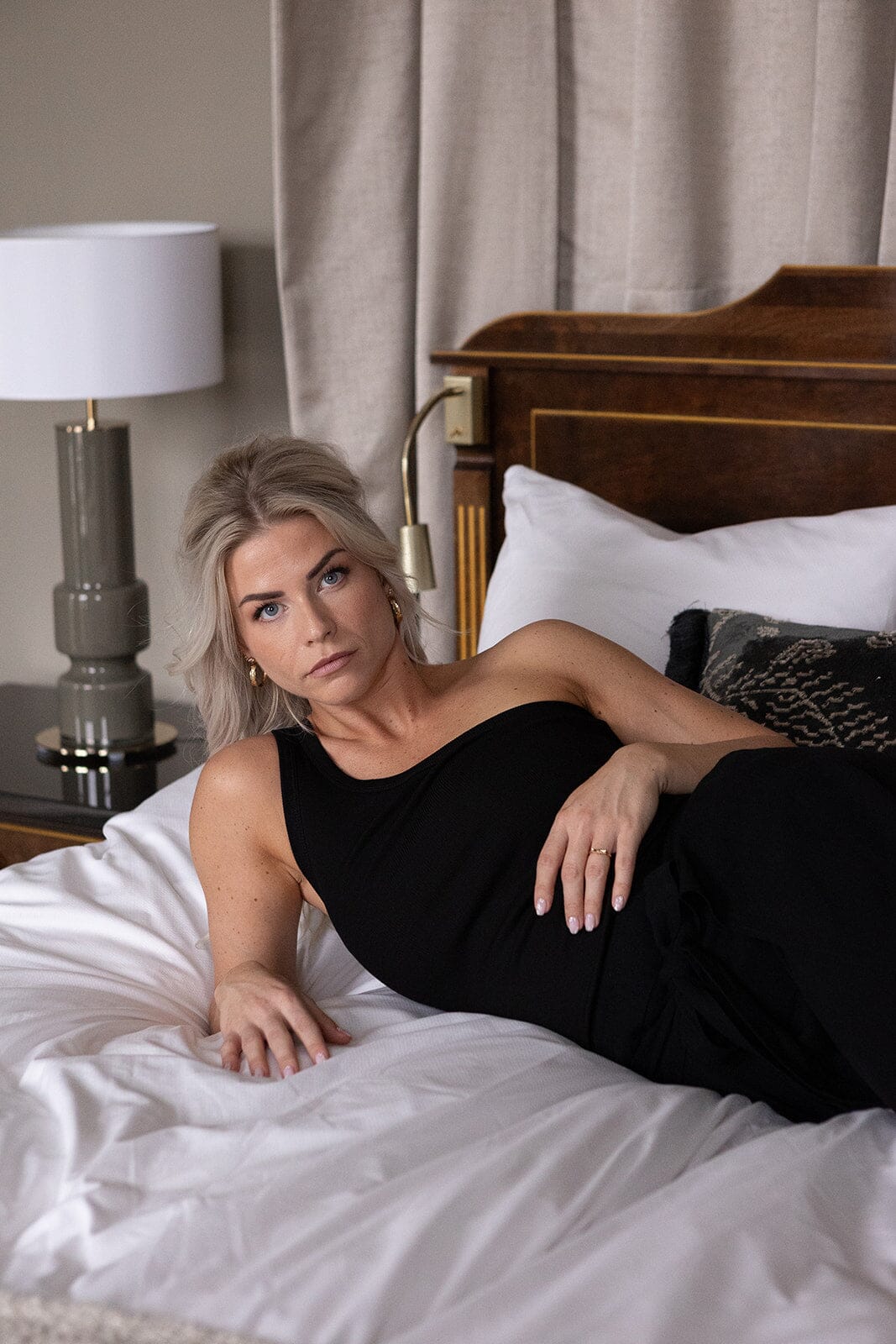 Molly & My X Melanie Due - Emma O Rib Top 169046 - 100 - Black Toppe 