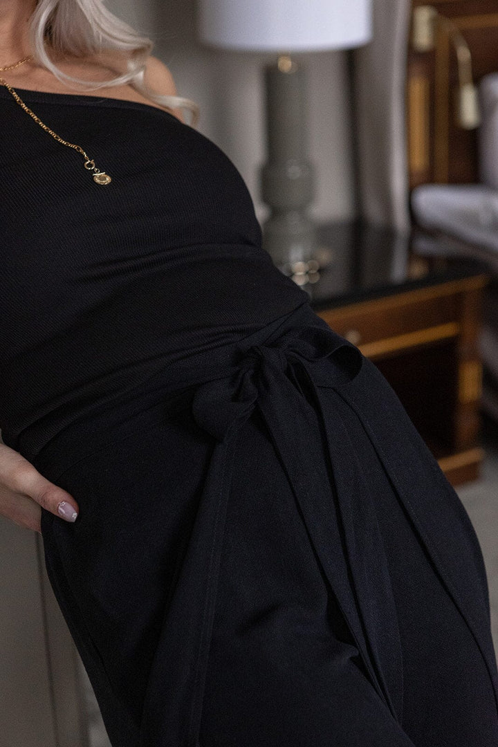 Molly & My X Melanie Due - Emma O Rib Top 169046 - 100 - Black Toppe 