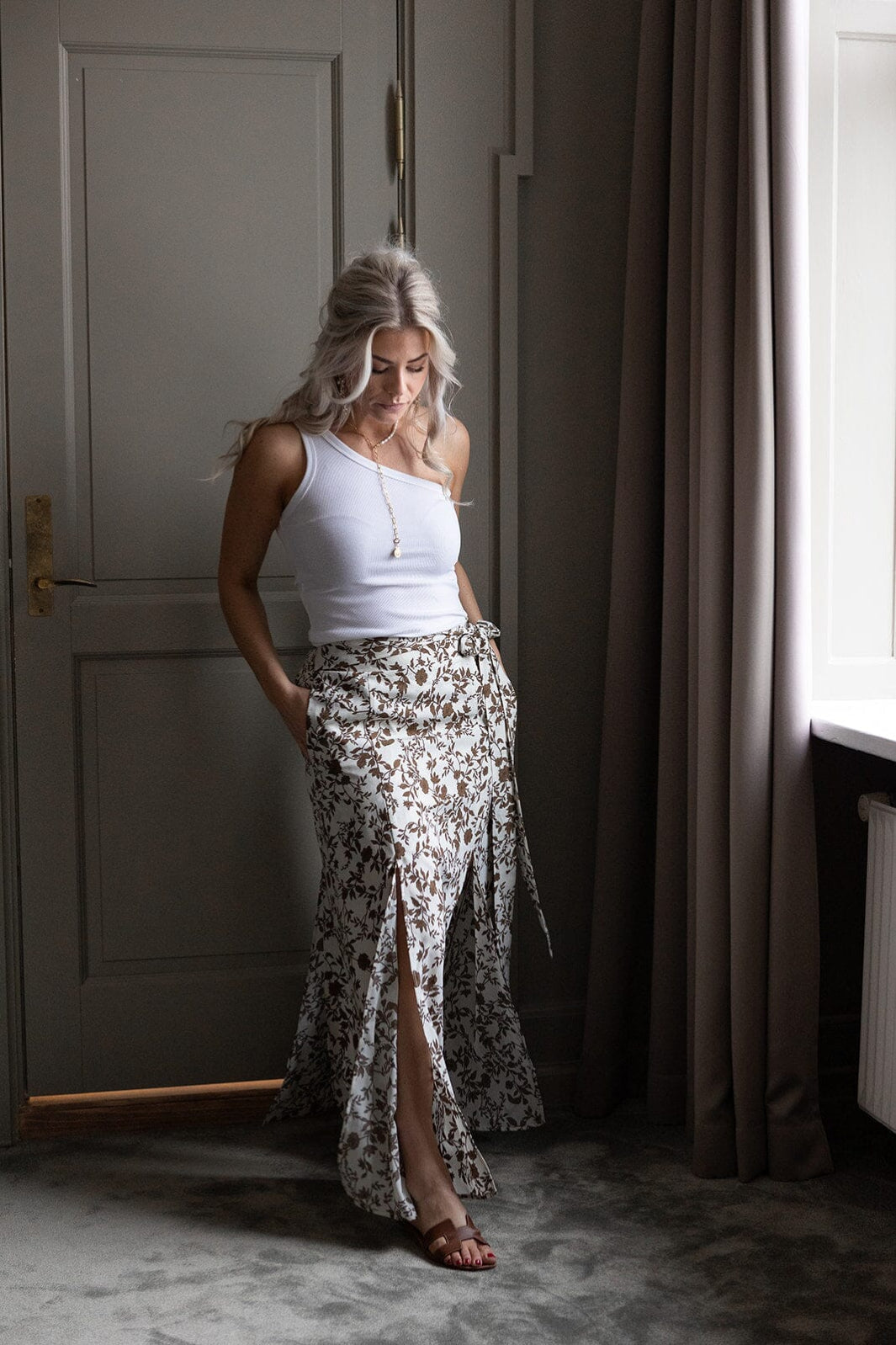 Molly & My X Melanie Due - Emma O Rib Top 169046 - 120 - White Toppe 