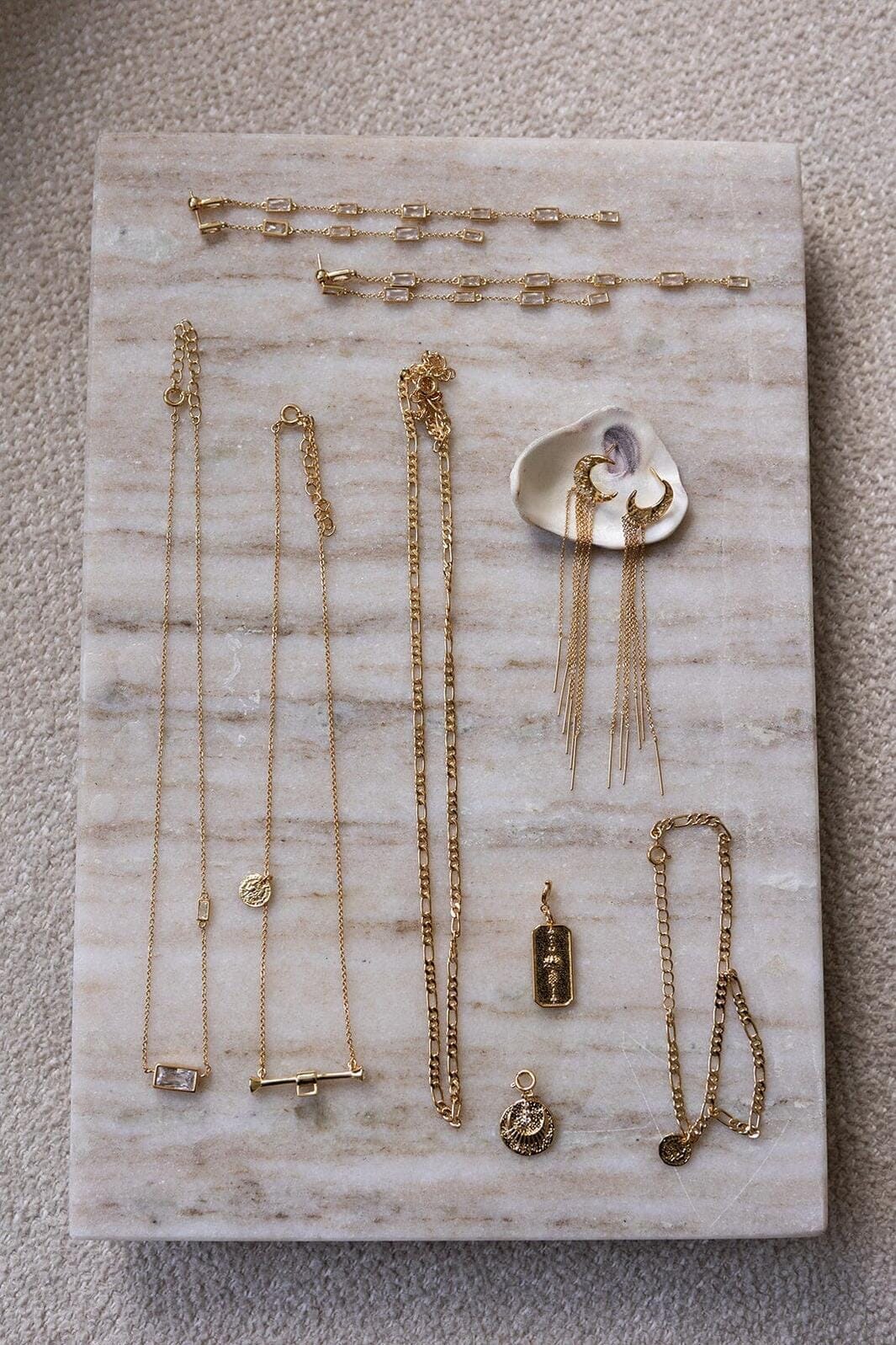 Molly&My Jewellery x Melanie Due - Moon Earring - Forgyldt Øreringe 