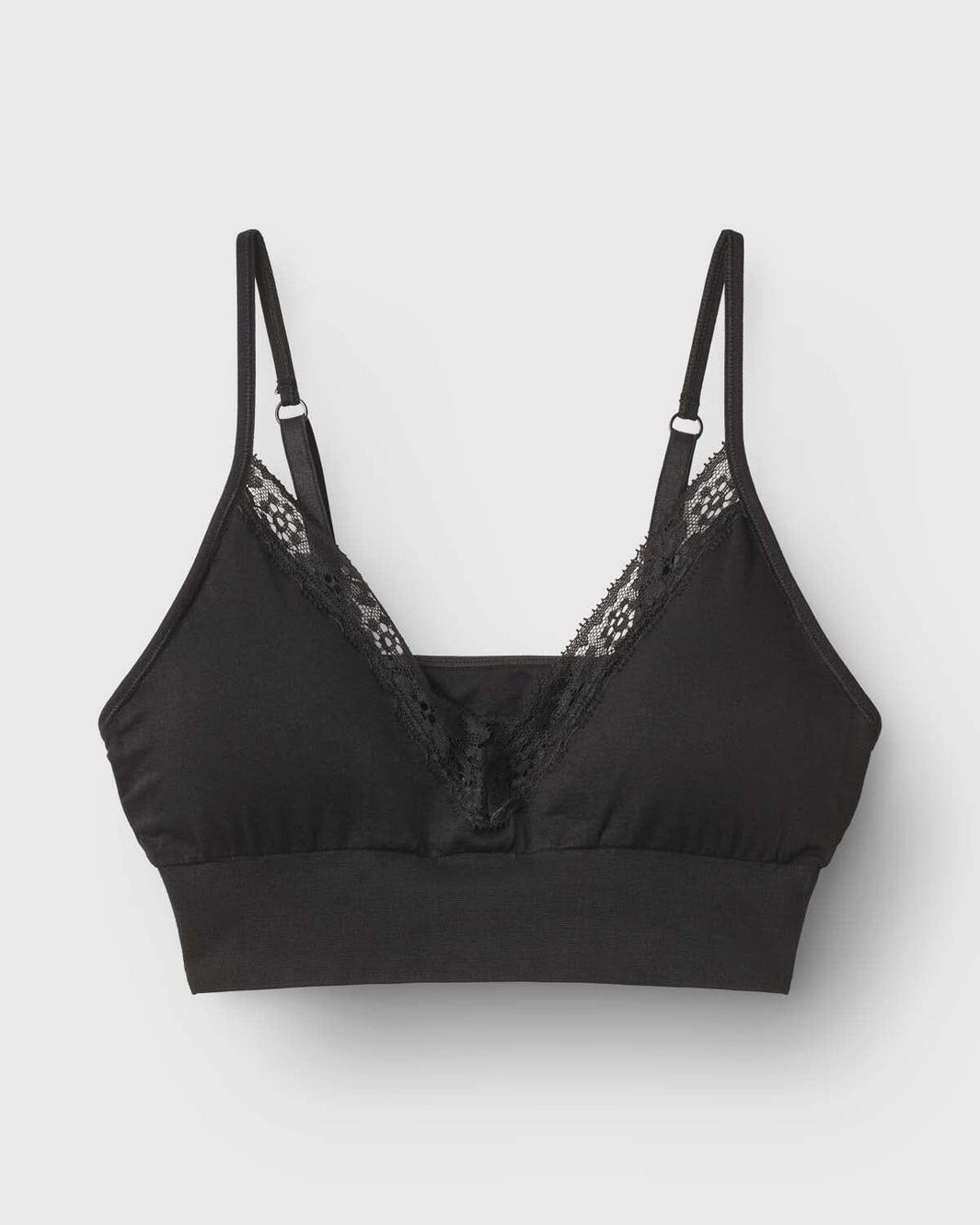 Molly&My Wardrobe - Luise Lace Bra Top 8001 - Black BH 