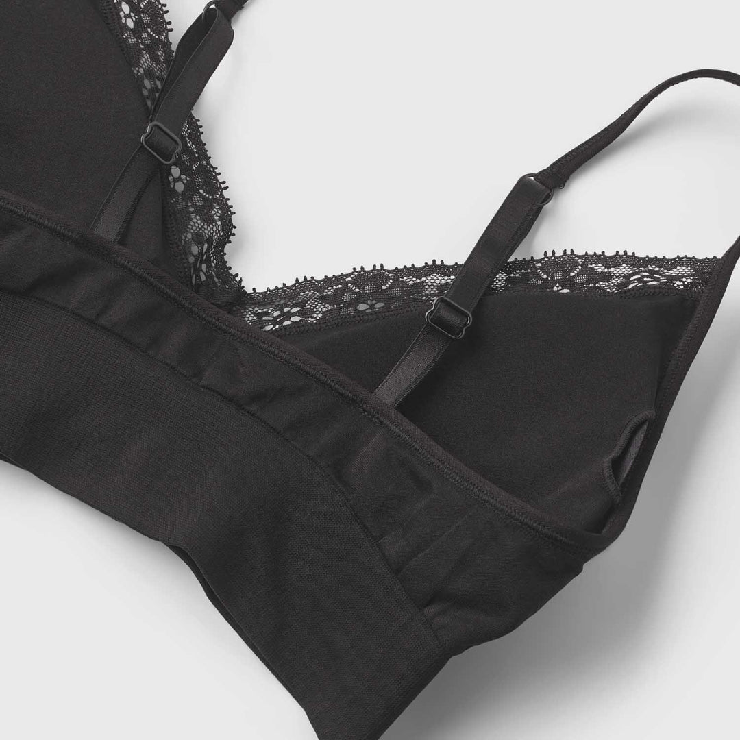 Molly&My Wardrobe - Luise Lace Bra Top 8001 - Black BH 