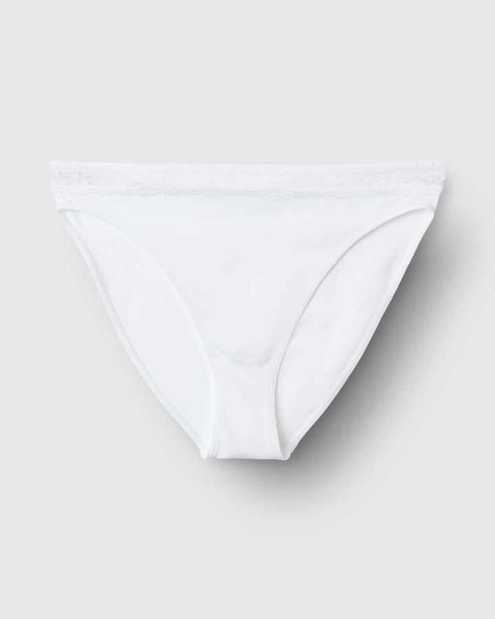 Molly&My Wardrobe - Luise Lace Brief 8002 - White Trusser 