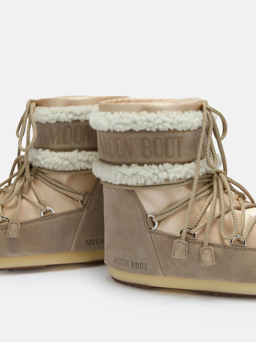 Moon Boot - Mb Icon Low Pearly Plus80d1409910 - Jl01pale Peach/Sand Støvler 