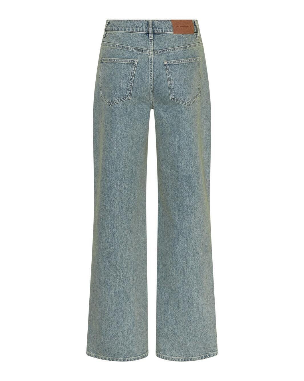 Moss Copenhagen - Mschbine Ada Relaxed Jeans Long 19693 - Sand Blue Wash Jeans 