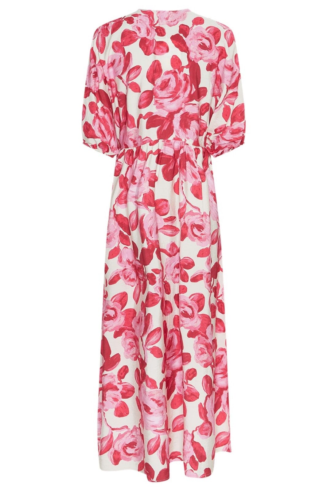 Moss Copenhagen - Mschedrina 2/4 Dress 19099 - Red Rose Flower