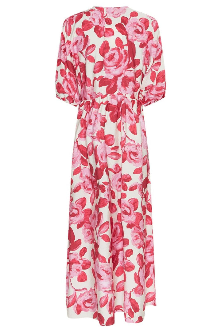 Moss Copenhagen - Mschedrina 2/4 Dress 19099 - Red Rose Flower