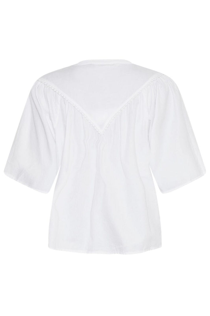 Moss Copenhagen - Mschethelyn 2/4 Shirt 19015 - Bright White