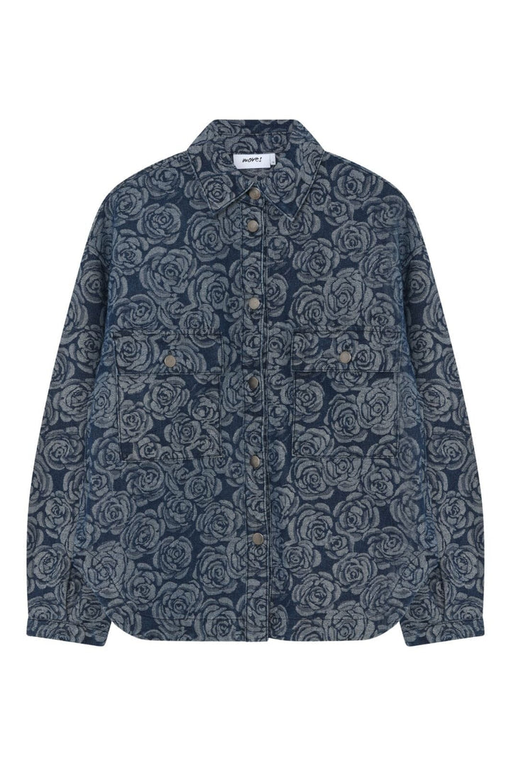 Moves by Minimum - Noliana Shirt 4518 241434518 - 1002 - Medium Blue Skjorter 