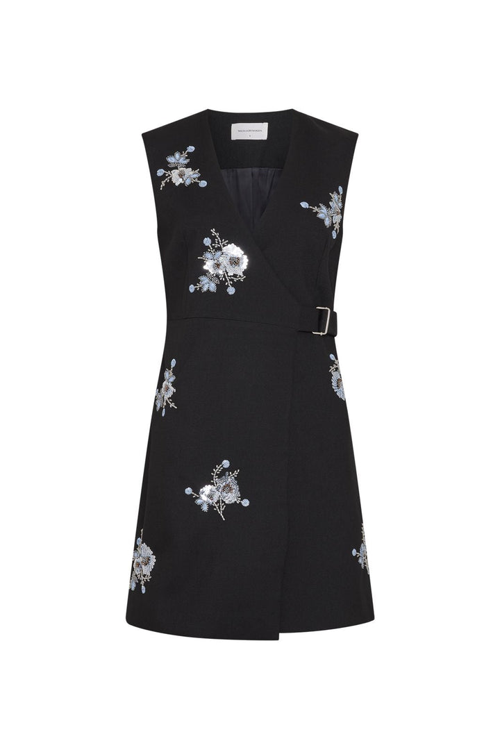 MSCH Copenhagen - Mschadine Sl Dress Emb 20227 - Black