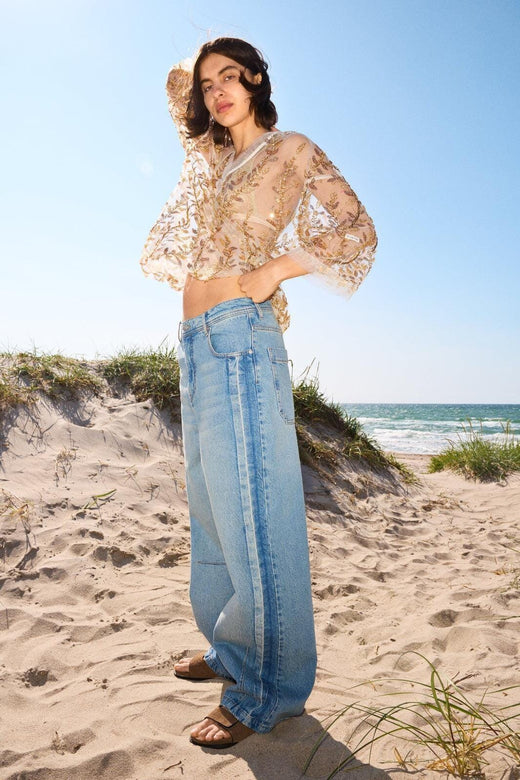 Munthe - Bodhi 261143726106 - 36 - Blue Bukser 