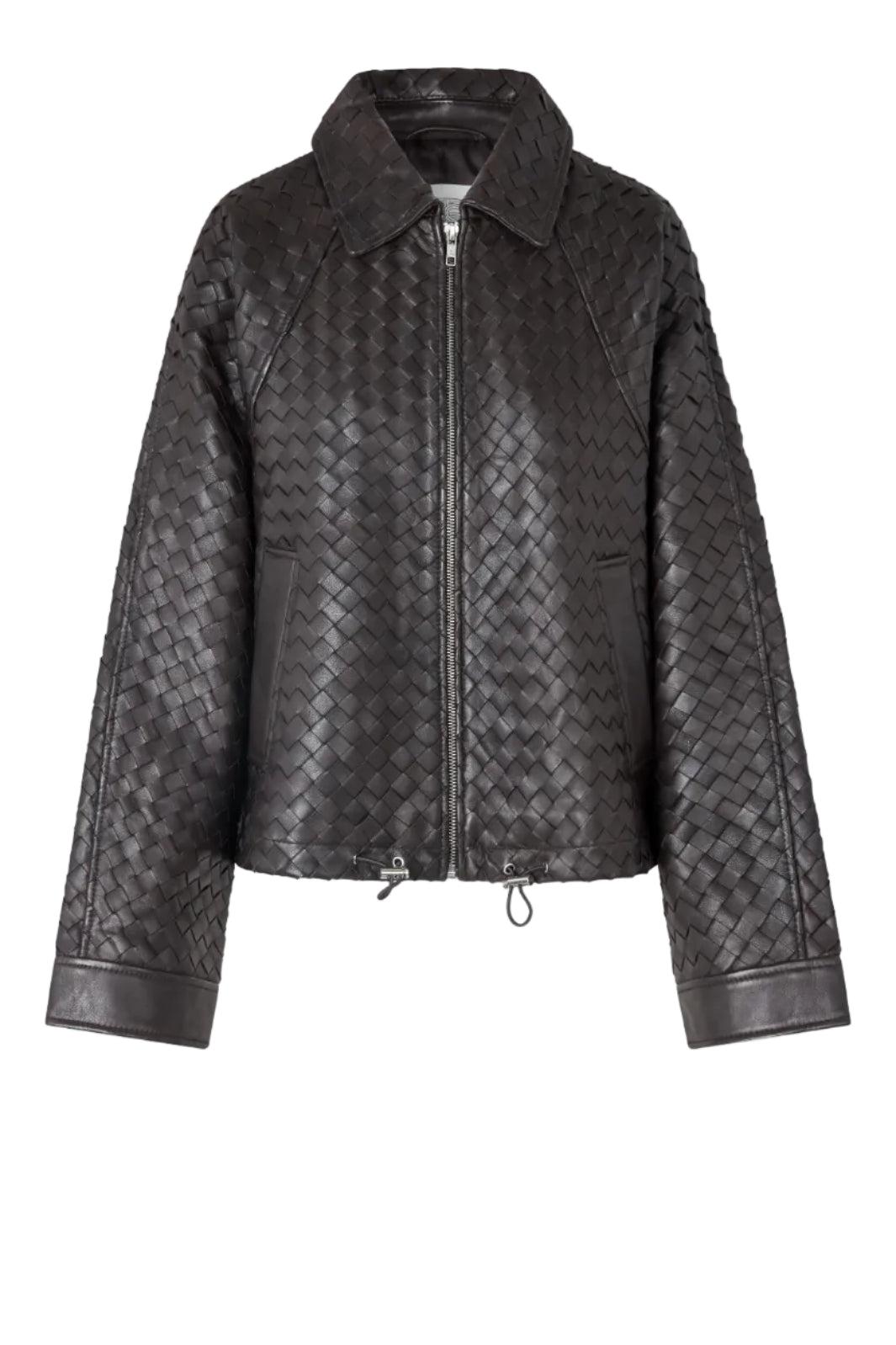 Second Female - Vermont Leather Jacket 60383 - 6150 Chocolate Torte