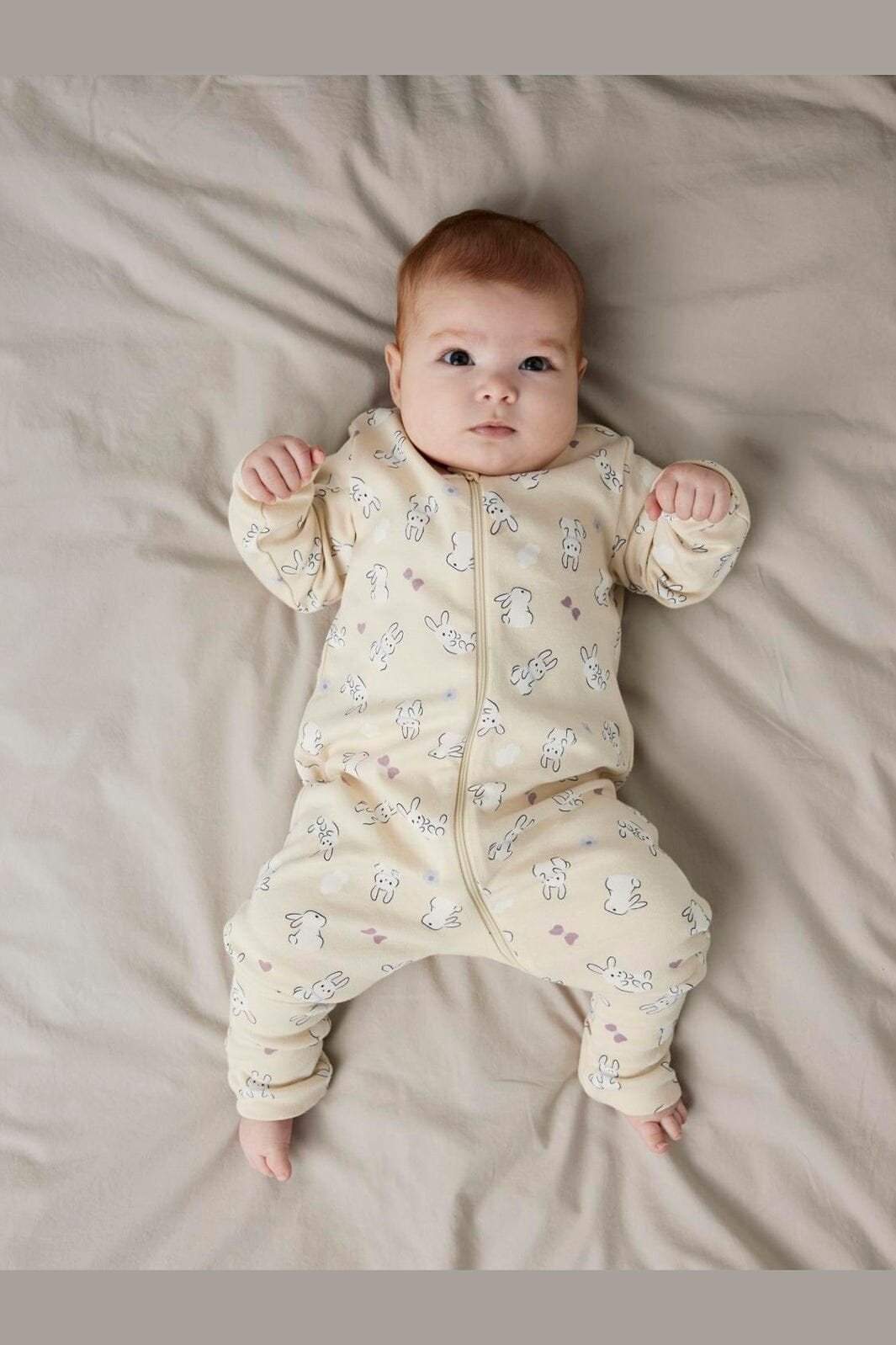 Name It - Nbfnightsuit Zip Ff Sand Rabbit - 4737157 Summer Sand